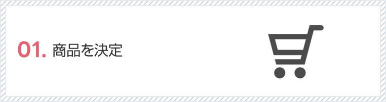 商品を決定