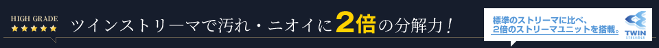 汚れ・ニオイに2倍の分解力